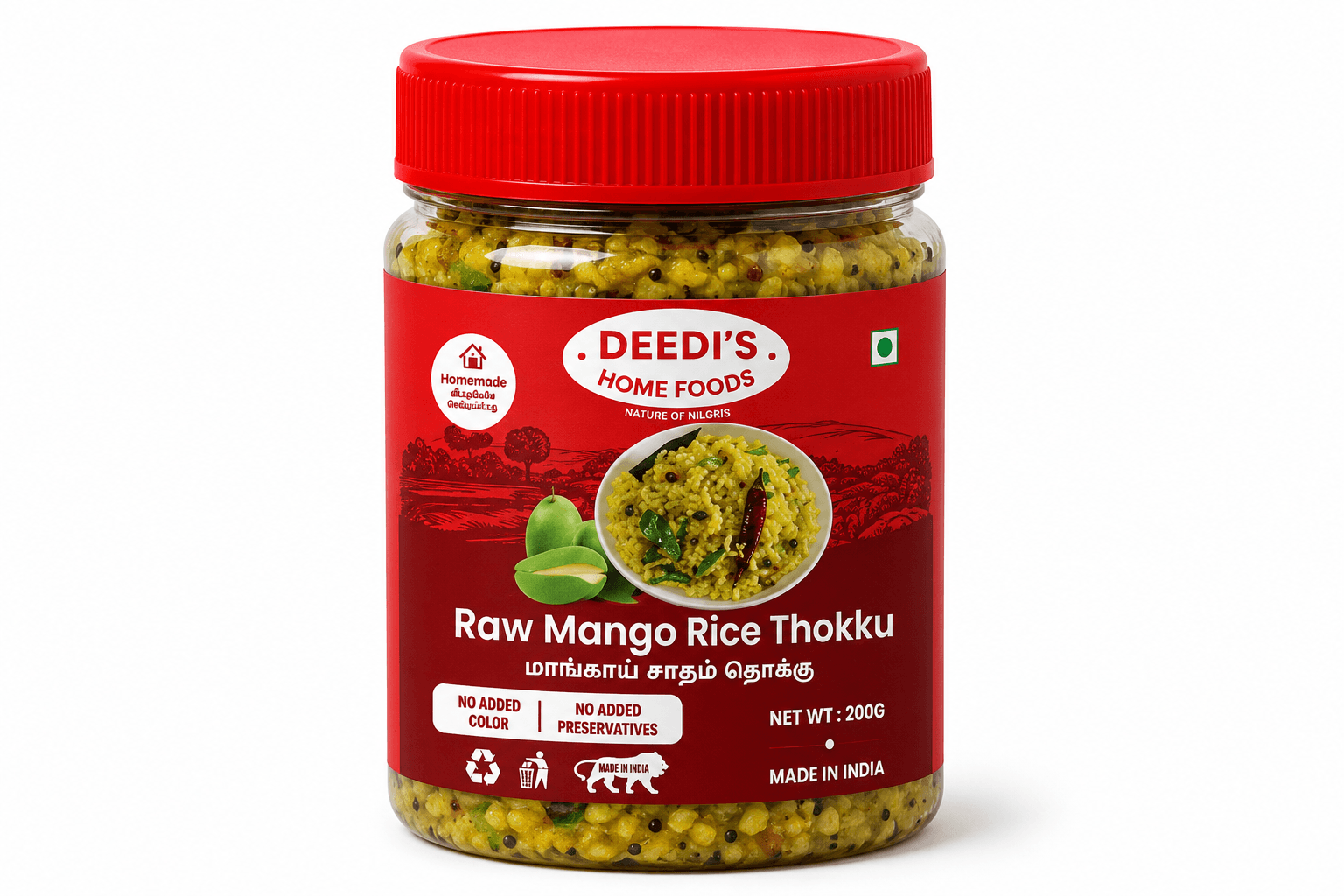 Raw Mango Rice Thokku